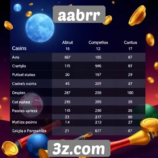 Comparativo entre aabrr e outros sites de jogos